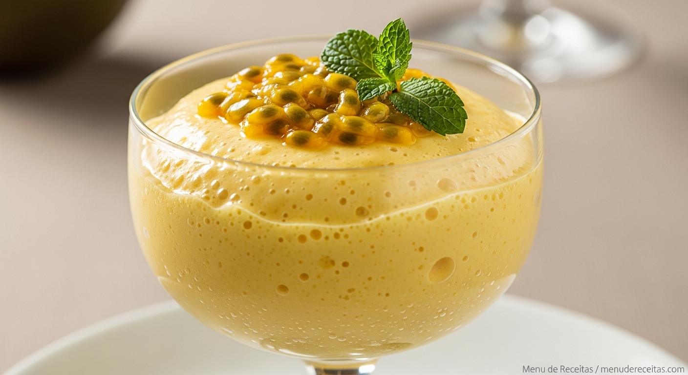 A Mousse de Maracujá Perfeita: Cremosa, Fácil e Irresistível!